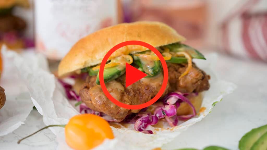 Spicy chicken sandwich