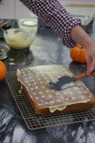 Pumpkin Poke Cake