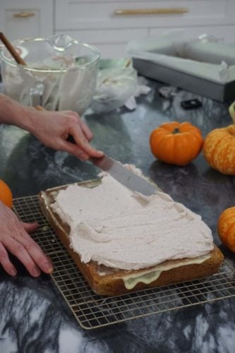 Pumpkin Poke Cake