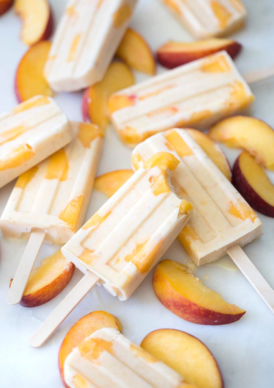 peach popsicles