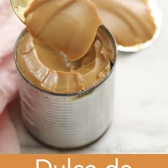 can of dulce de leche