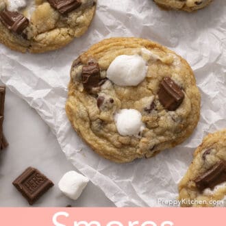 moers cookies in parchment paper.